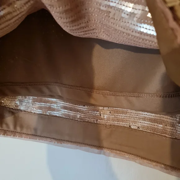 H&m side zip gold sequined skirt - Picture 4 of 5